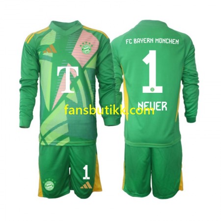Fotballdrakt Bayern München Manuel Neuer 1 Keeper Barn Fjerde 2024-2025 Langermet